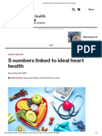 5 Numbers Linked To Ideal Heart Health - Harvard Health