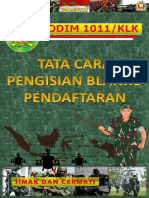 TATA CARA Pengisian Blangko CABA PK TA 2023