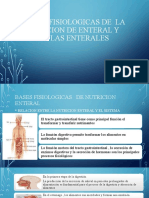 Bases Fisiologicas de La Nutricion de Enteral y