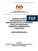 Kertas Konsep Pertandingan Bahas Bahasa Melayu Ala Parlimen Sekolah