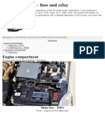 Citroen C5 X7 FUSES AND RELAYS