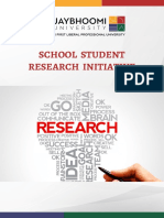 Vijaybhoomi School Student Research Initiative