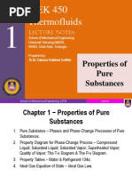 MEK450-Chapter 1 Properties of Pure Substances M2