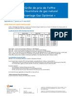 Grille Prix Avantage Gaz Optimise