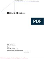 ZF Astronic Bus Repair Manual Level 1-2-1337 751 101 2003