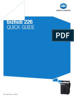 KONICA MINOLTA Bizhub 226 Quick Guide en