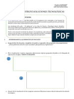 DISEÑA Y CONTRUYE SOLUCIONES TECNOLÓGICAS 4to