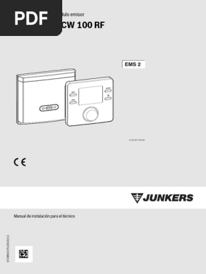 Manual de instrucciones del termostato con compensación climática