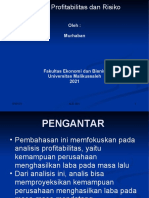 Pertemuan Ke III, Analisis Profitabilitas Dan Risiko Kelas Vii-B