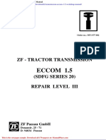 ZF Transmission Eccom 1 5 Workshop Manual