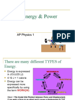 AP Physics 1 - CH 5 Work and Energy