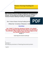 New Venture Finance Startup Funding For Entrepreneurs PDF