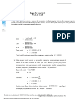 Tugas Personal Ke-1 Week 2/ Sesi 3: Total Profit × 100 $ 8.000 .000 Total Profit $ 8.000 .000