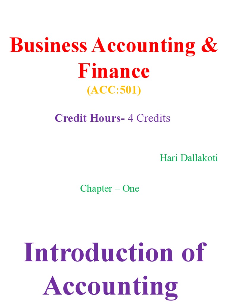 Introduction To Accounting PDF Retained Earnings Balance Sheet