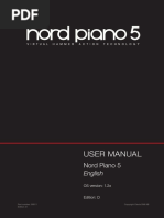 Nord Piano 5 English User Manual