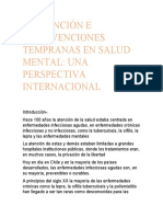 Prevención en Salud Mental