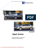 Opel Astra J Training Manual 2011