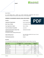 Assignment Conditions