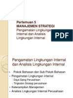 Adoc - Pub - Pertemuan 5 Manajemen Strategi Pengamatan Lingkung