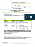 EC-DH Epirubicin Cyclophosphamide Followed by Docetaxel With Trastuzumab Protocol V1.1