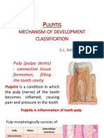 Lecture - 6-1 - Pulpitis, Mechanism of Development, Classification