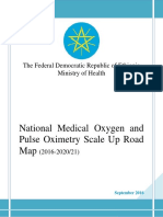 National Medical Oxygen and Pulse Oximetry Scale Up Road Map (2016-2021)