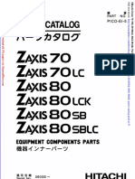 Hitachi Zaxis 70 70lc 80 80lck 80sb 80sblc Parts Catalog Picd Ei 5