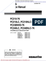 Komatsu Pc210 210lc 210nlc 230nhd 240lc 240nlc 7k Operation Maintenance Manual