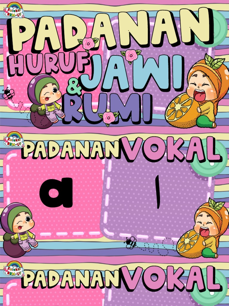 FLASHCARD PADANAN HURUF JAWI PDF