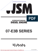 Kubota 07di E3b Series Diesel Engine