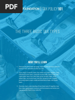 The Three Basic Tax Types in The U.S.