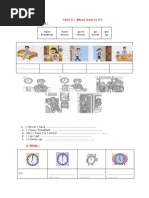 Bài tập bổ trợ anh 3 Family and friend Unit 6