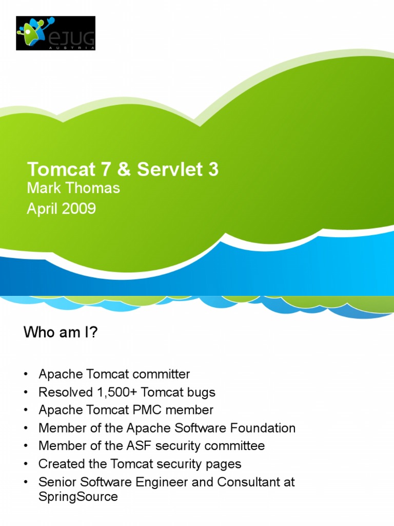 Tomcat 7 & Servlet 3: Mark Thomas April 2009 | PDF | Teaching Methods ...