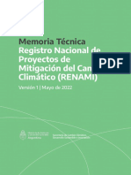 Memoria Tecnica de Registro Nacional de Proyectos de Mitigacion Renami Version Mayo 2022