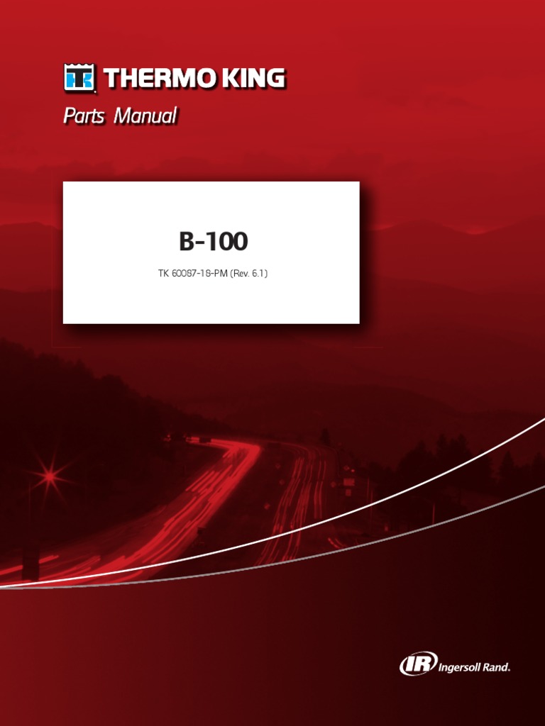 Thermo King B100 Tk600876.1E18Pm 0816 PDF Washer