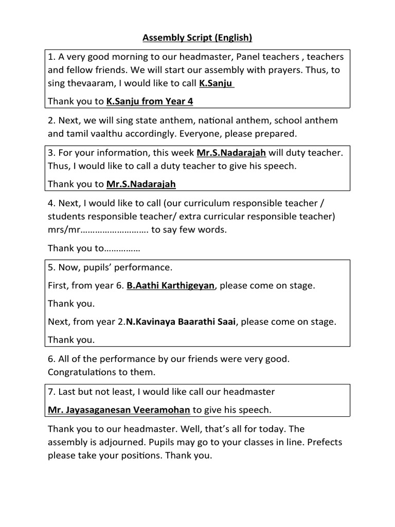Assembly Script BI PDF