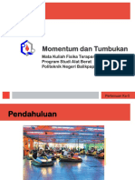 Momentum Dan Tumbukan