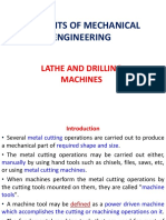 Lathe and Drilling Machine