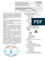 Evaluación Ciencias Naturales 6PERIODO1