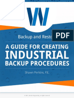 Backup and Restore A Guide For Creating Industrial Backup Procedures