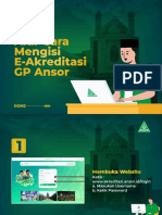 Alur Pengisian E-Akreditasi