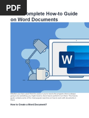 Complete How-to Guide on Word Documents
