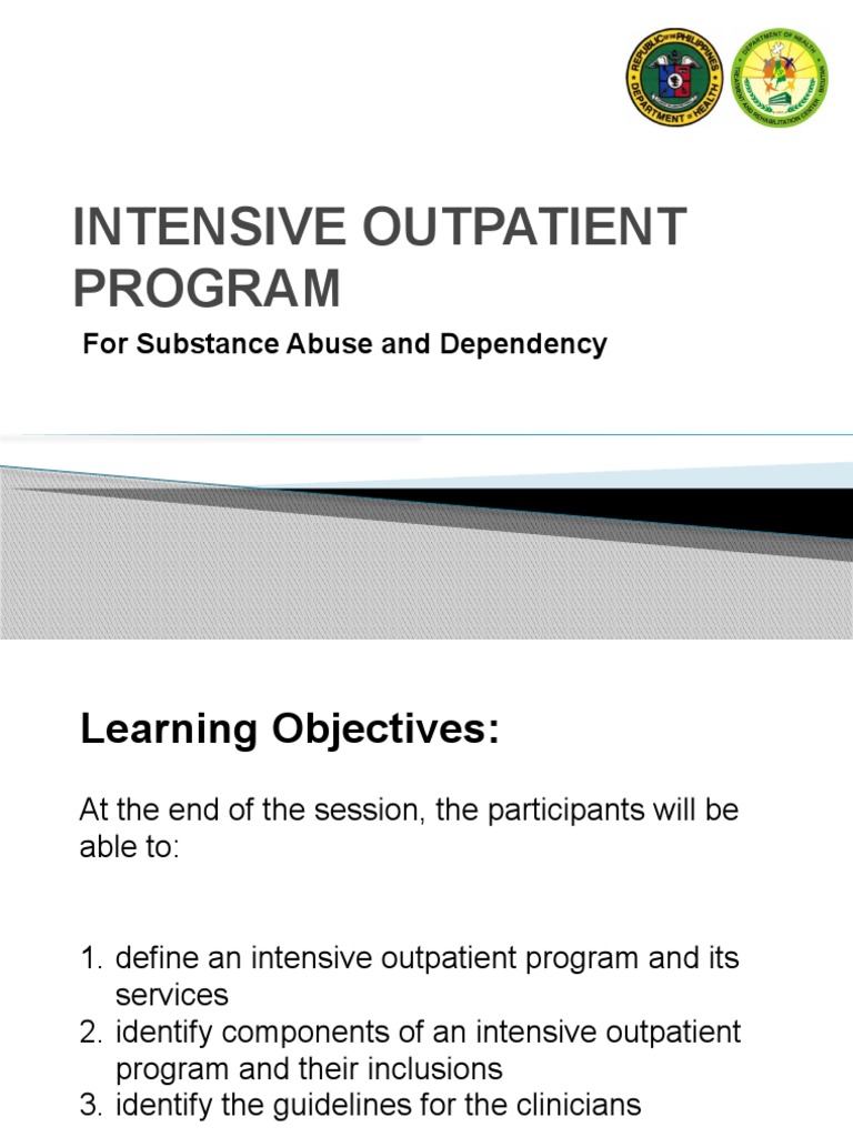 Intensive Outpatient Program Overview | PDF | Relapse | Drug Rehabilitation