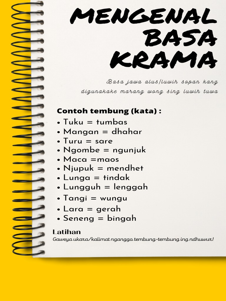 Mengenal Basa Krama PDF