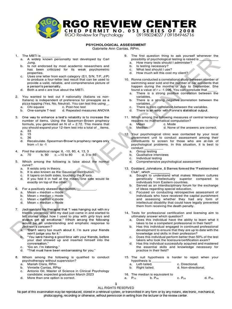PSYCHOLOGICAL TESTING AND ASSESSMENT PDF visual data 7