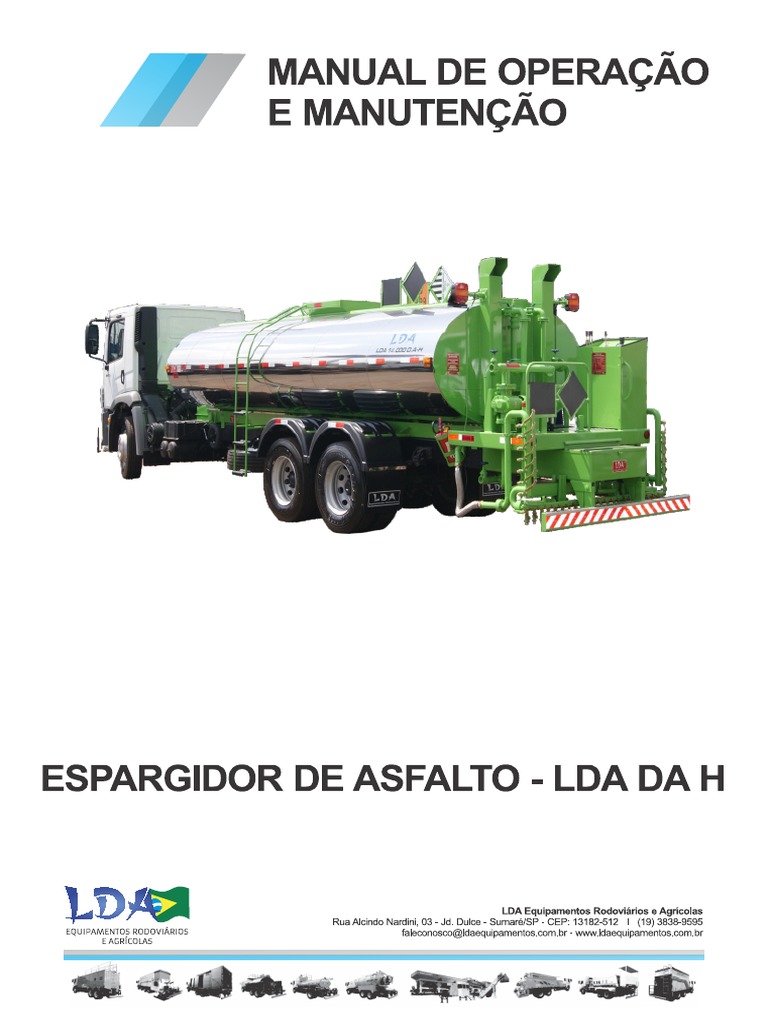 Manual de Op. e Manut. - DA H | PDF