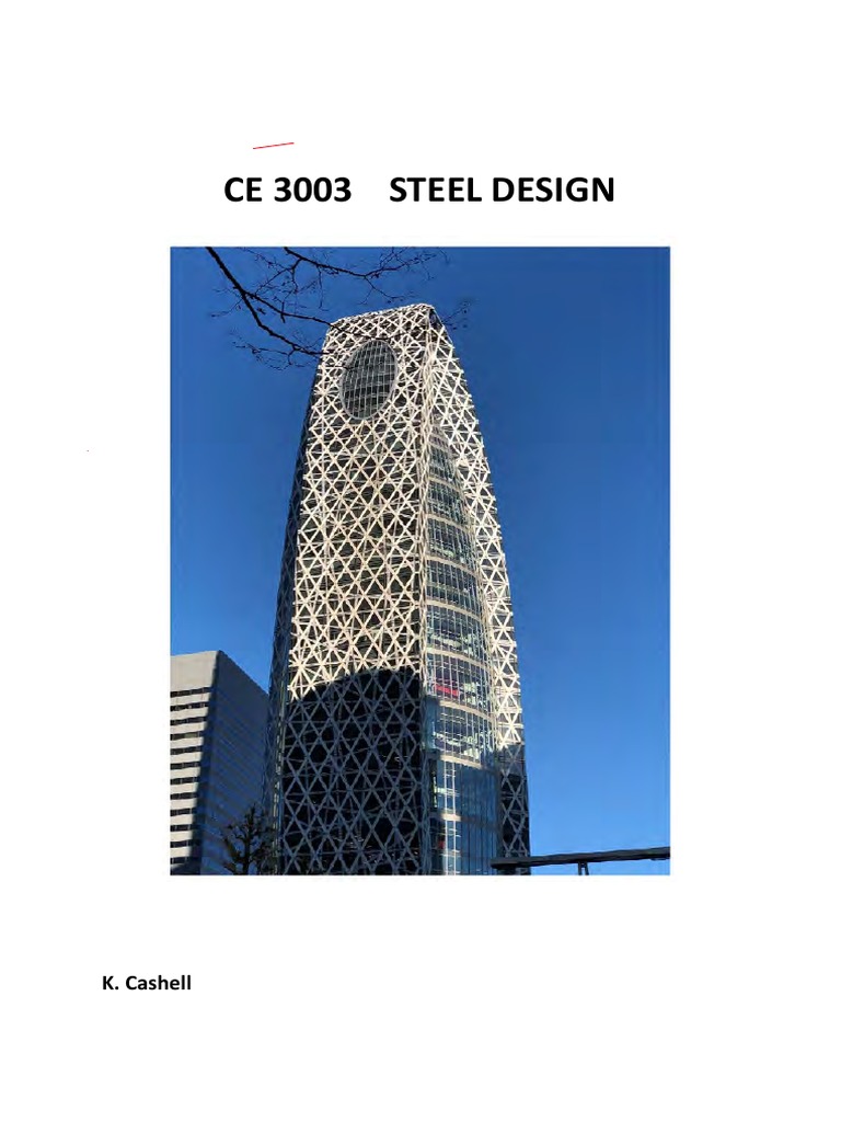 Ce 3003 Steel Kac Lecture Notes - 2020-2021 - Annotated | PDF ...