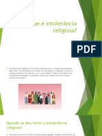 Intolerância Religiosa