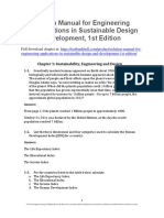 Solution Manual For Engineering Applications in Sustainable Design and Development 1st Edition