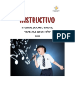 INSTRUCTIVO Canto Infantil PDF